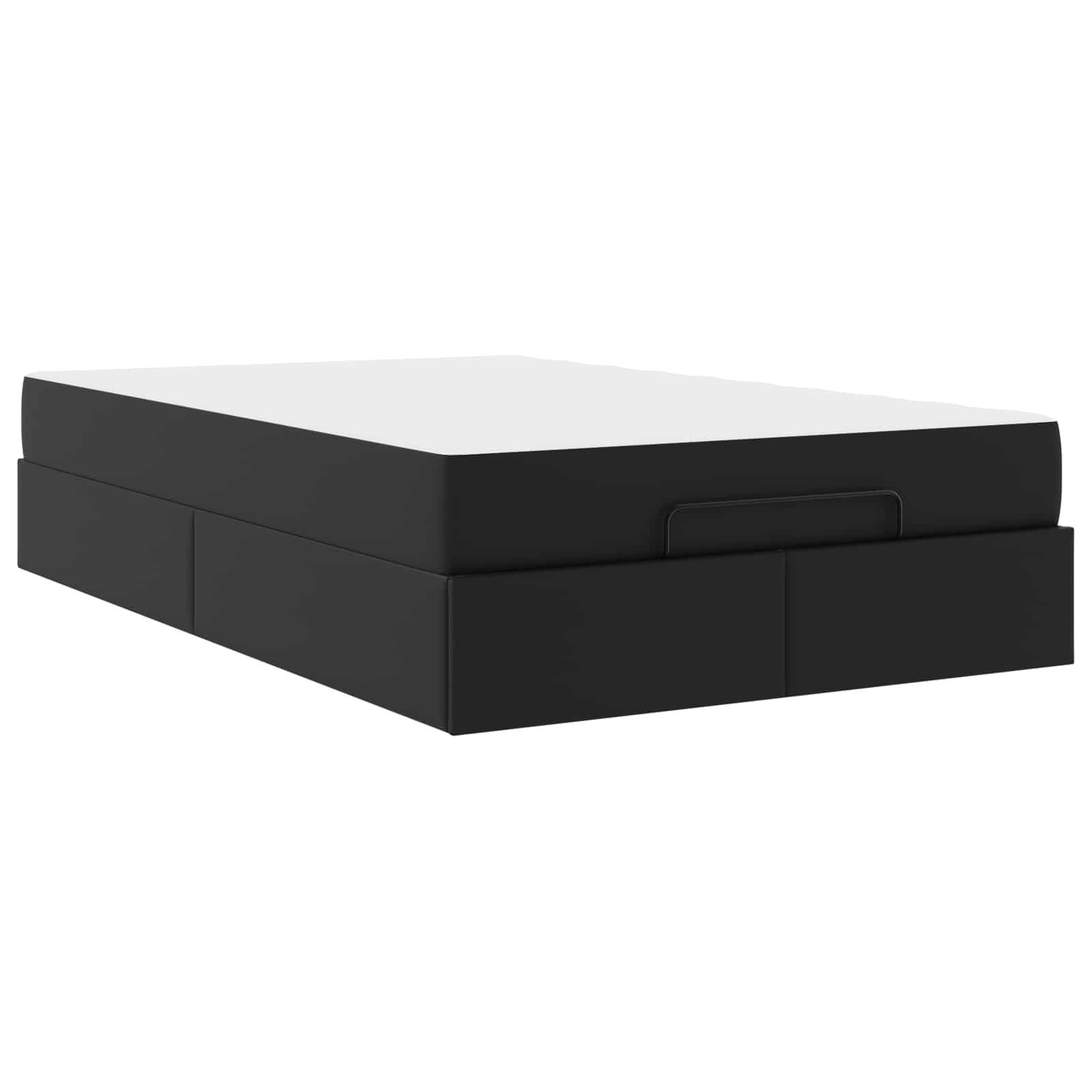 Struttura letto con materasso Altro 2 pcs Nero PVC | homemem39