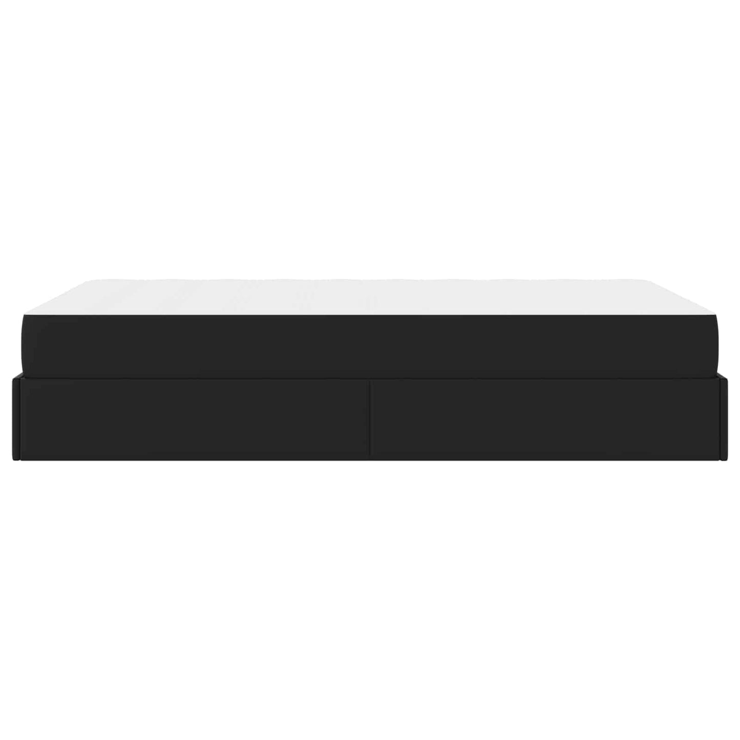 Struttura letto con materasso Altro 2 pcs Nero PVC | homemem39