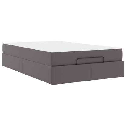 Struttura letto con materasso Altro 2 pcs Grigio PVC | homemem39