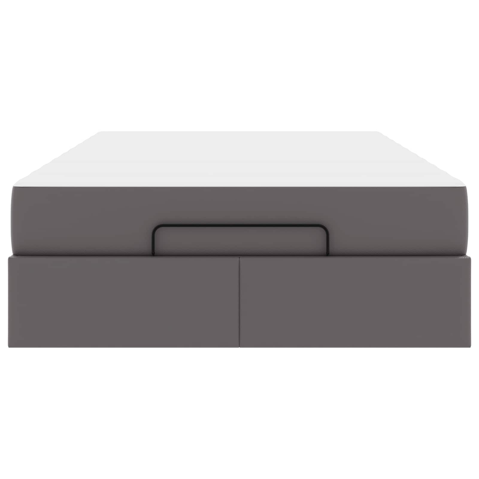 Struttura letto con materasso Altro 2 pcs Grigio PVC | homemem39