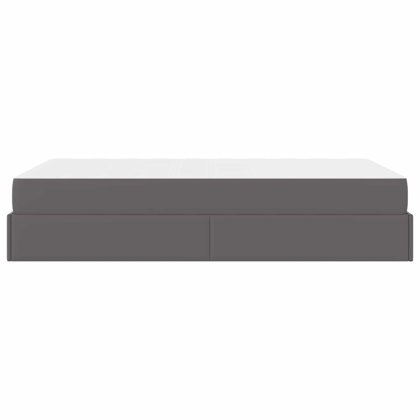 Struttura letto con materasso Altro 2 pcs Grigio PVC | homemem39