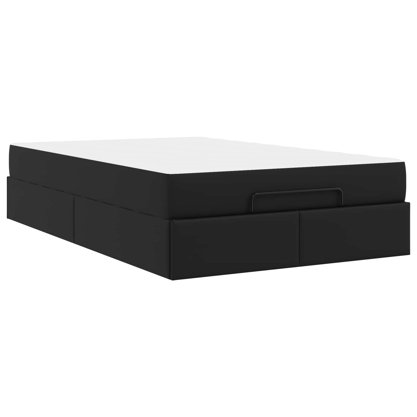 Struttura letto con materasso Altro 2 pcs Nero PVC | homemem39