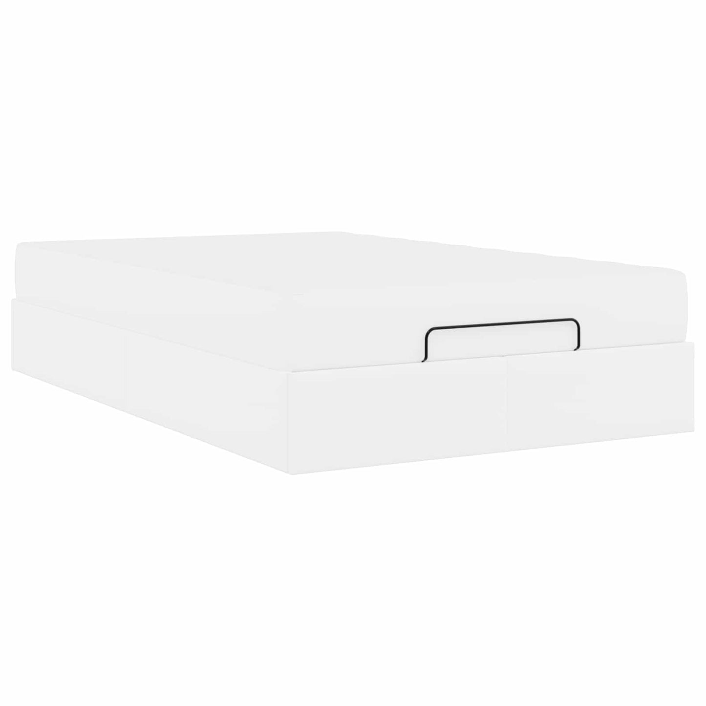 Struttura letto con materasso Altro 2 pcs Bianco PVC | homemem39