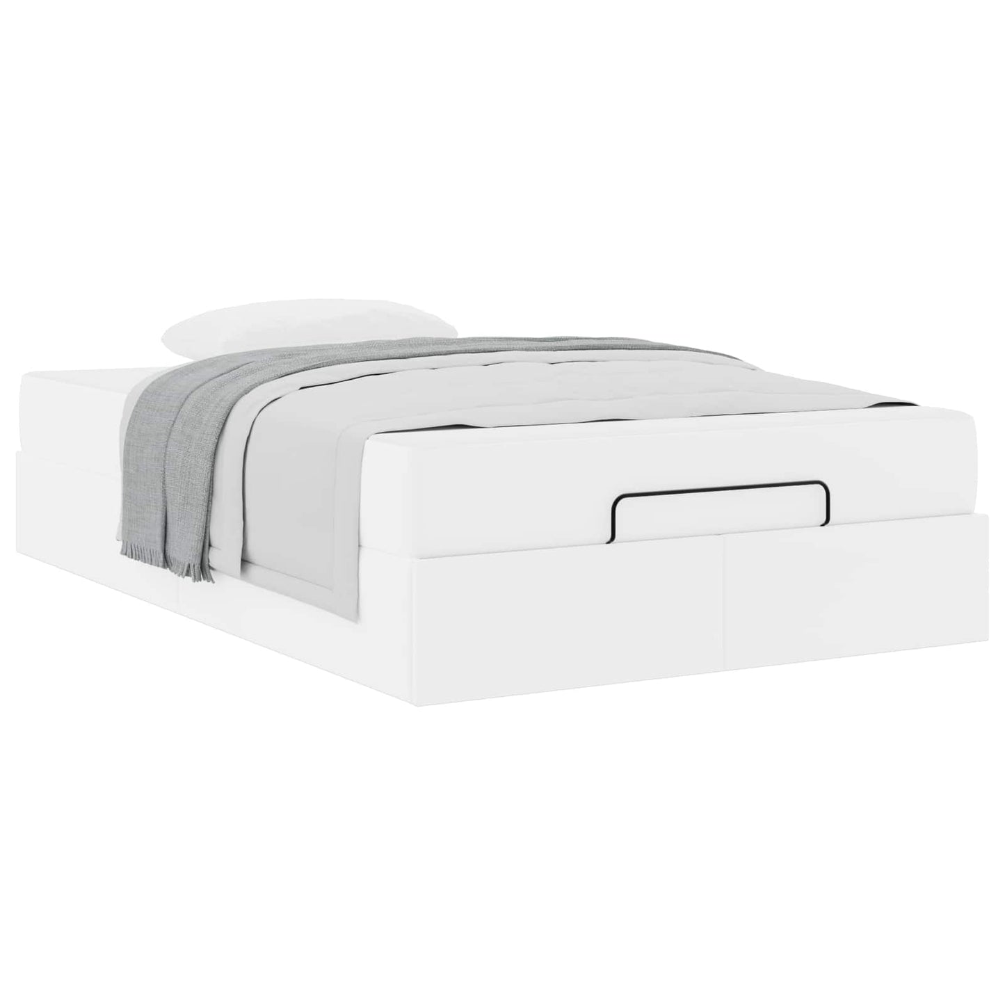 Struttura letto con materasso Altro 2 pcs Bianco PVC | homemem39