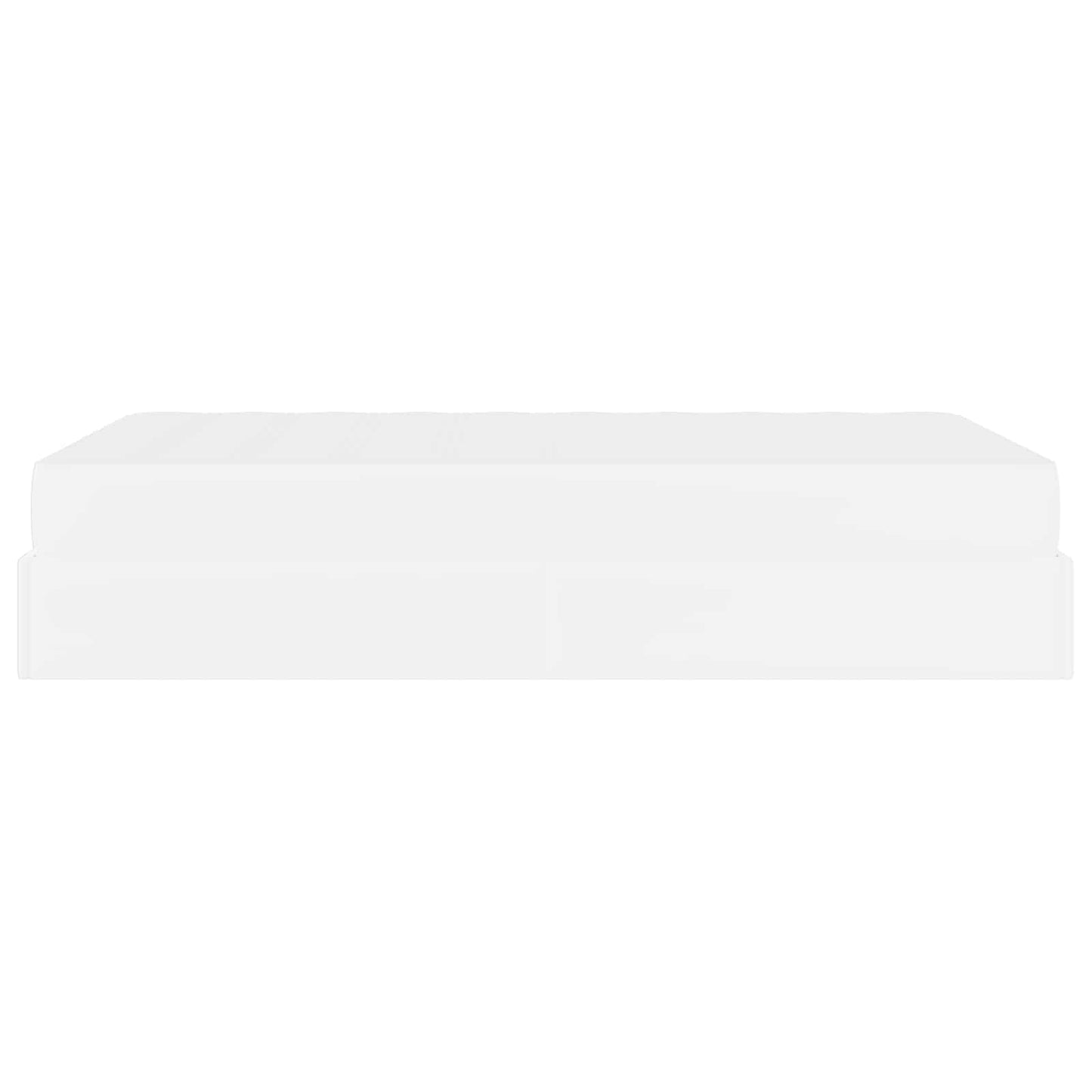 Struttura letto con materasso Altro 2 pcs Bianco PVC | homemem39