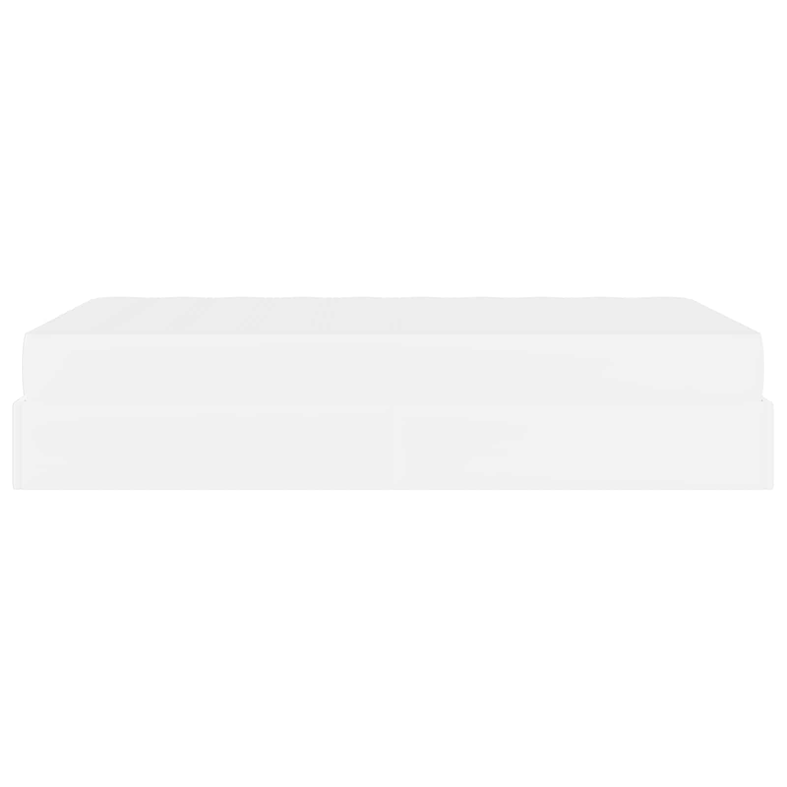 Struttura letto con materasso Altro 2 pcs Bianco PVC | homemem39
