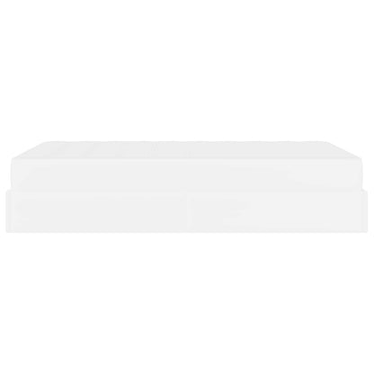 Struttura letto con materasso Altro 2 pcs Bianco PVC | homemem39