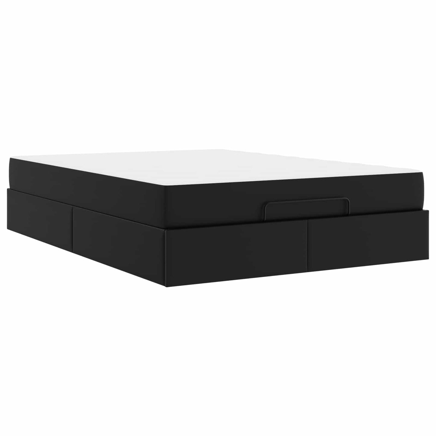 Struttura letto con materasso Altro 2 pcs Nero PVC | homemem39