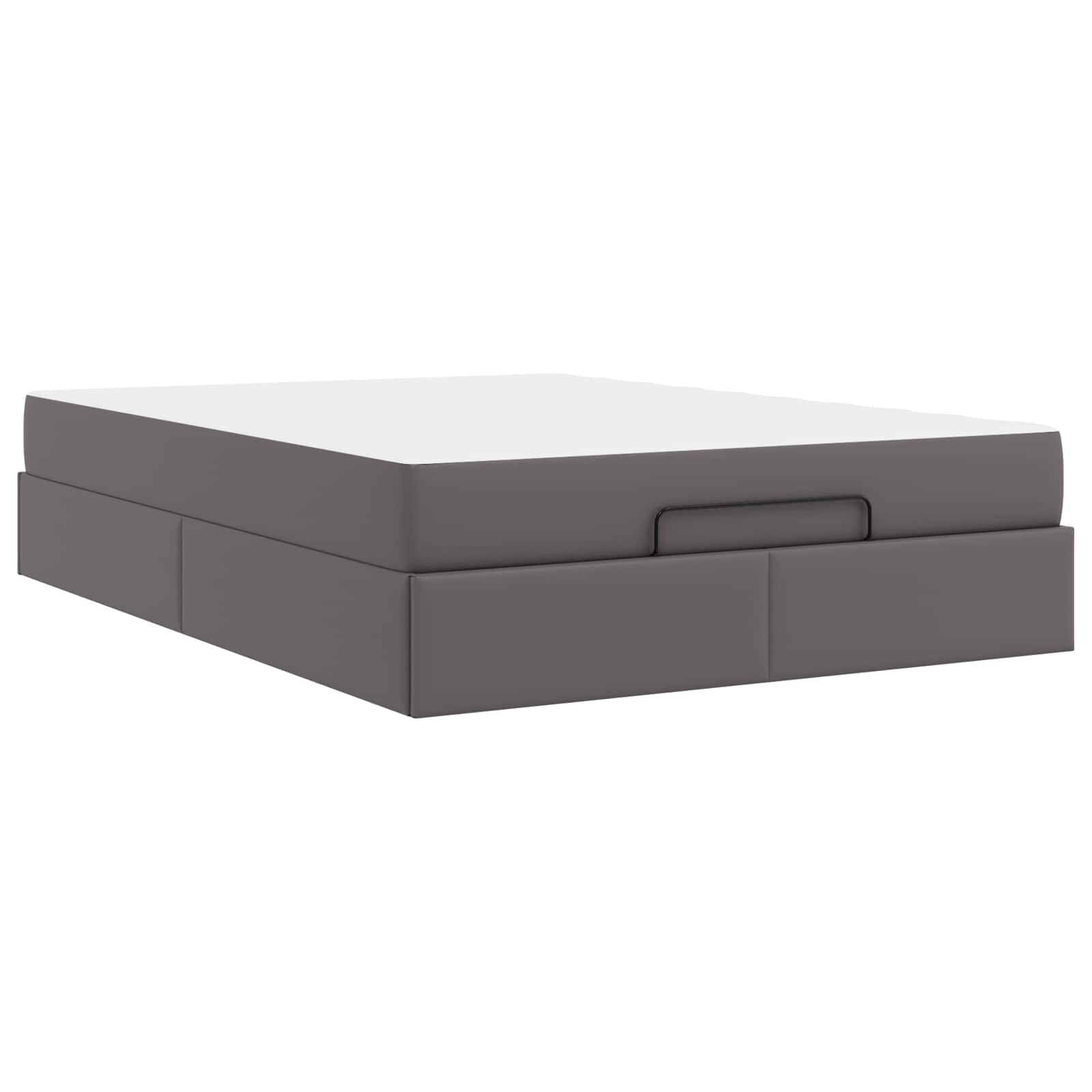 Struttura letto con materasso Altro 2 pcs Grigio PVC | homemem39