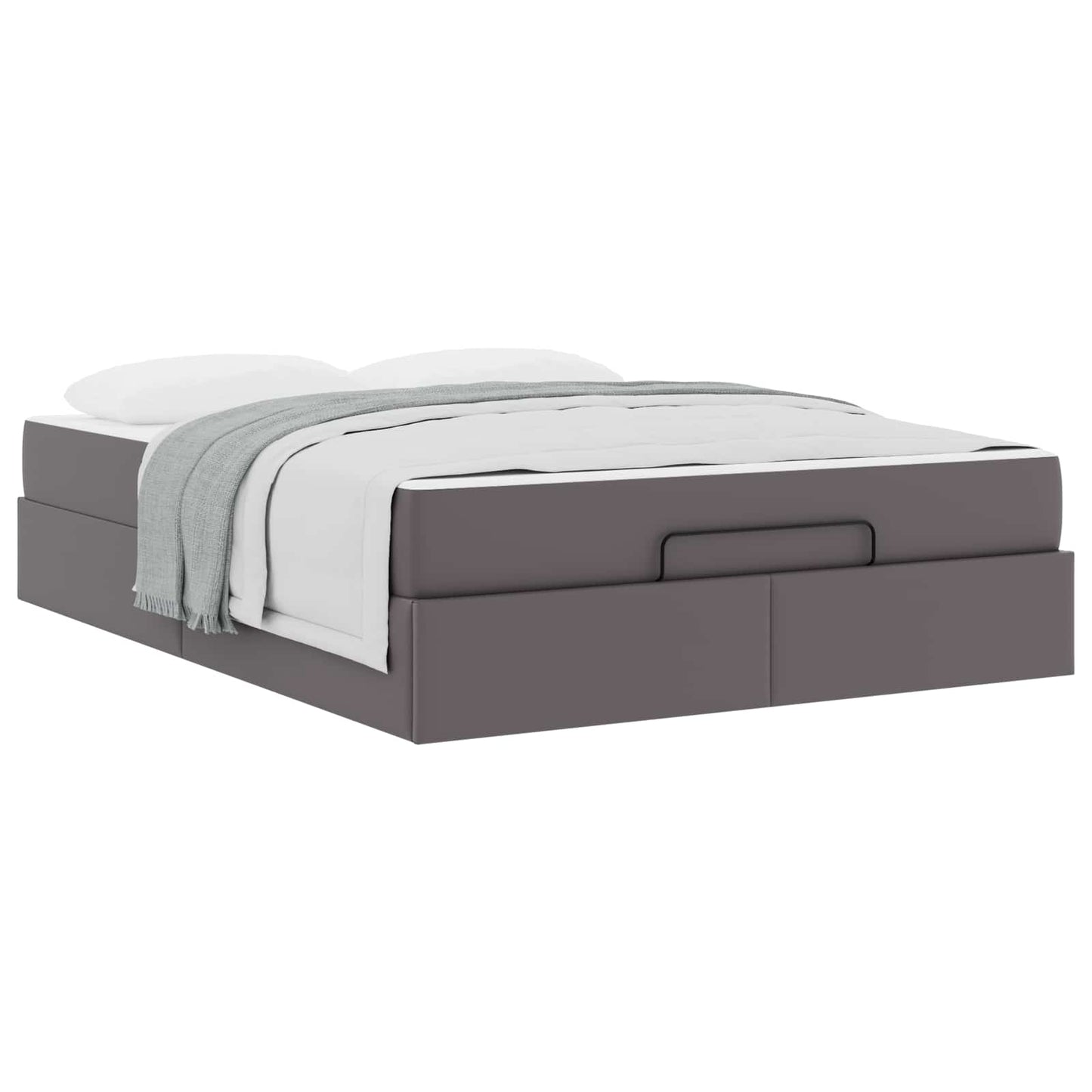 Struttura letto con materasso Altro 2 pcs Grigio PVC | homemem39