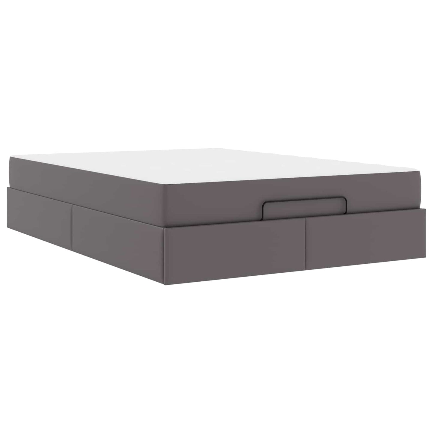 Struttura letto con materasso Altro 2 pcs Grigio PVC | homemem39