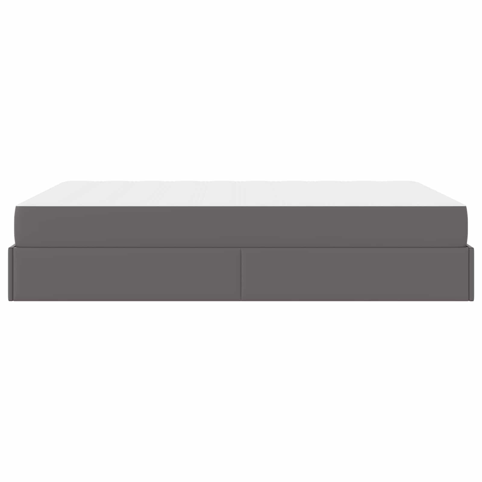 Struttura letto con materasso Altro 2 pcs Grigio PVC | homemem39