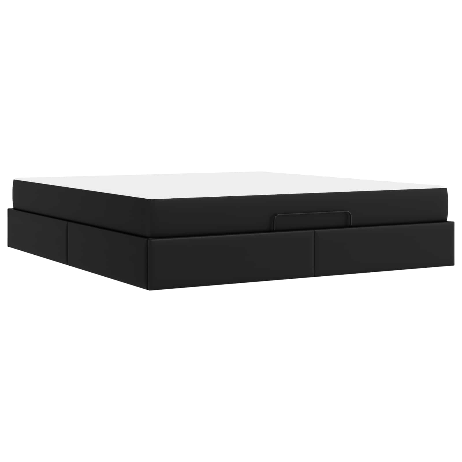 Struttura letto con materasso Altro 2 pcs Nero PVC | homemem39