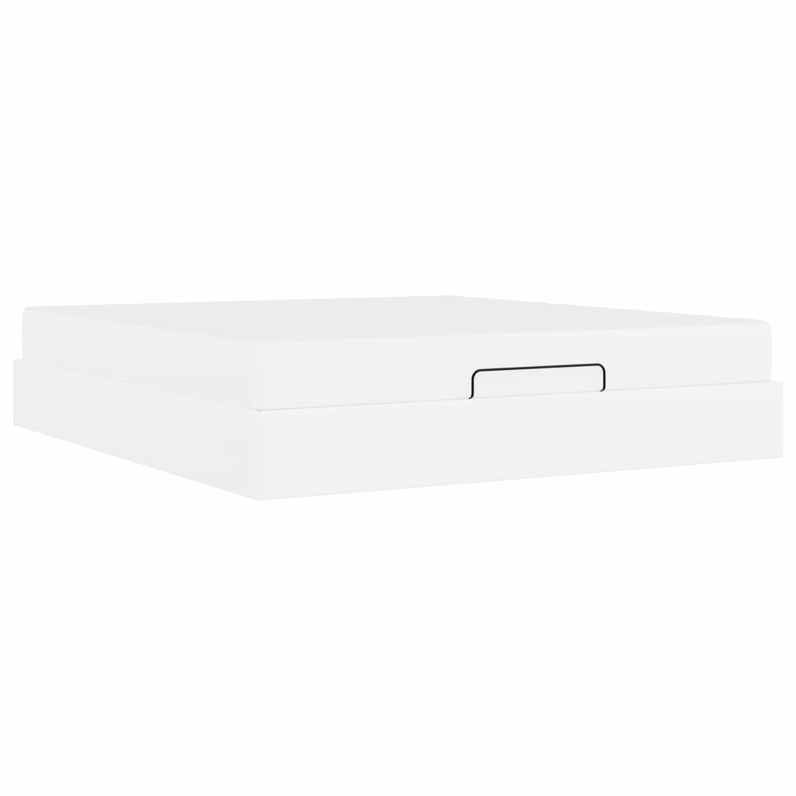 Struttura letto con materasso Altro 2 pcs Bianco PVC | homemem39