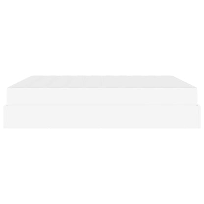 Struttura letto con materasso Altro 2 pcs Bianco PVC | homemem39
