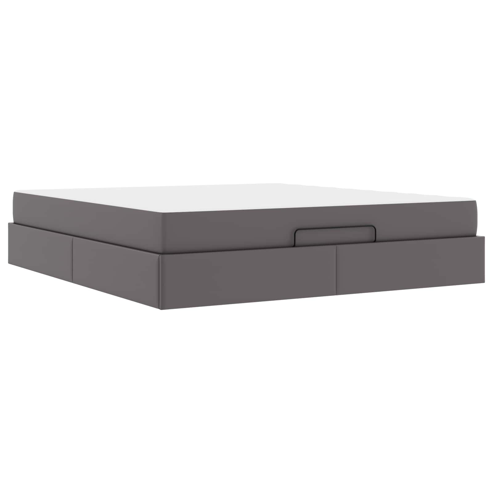 Struttura letto con materasso Altro 2 pcs Grigio PVC | homemem39