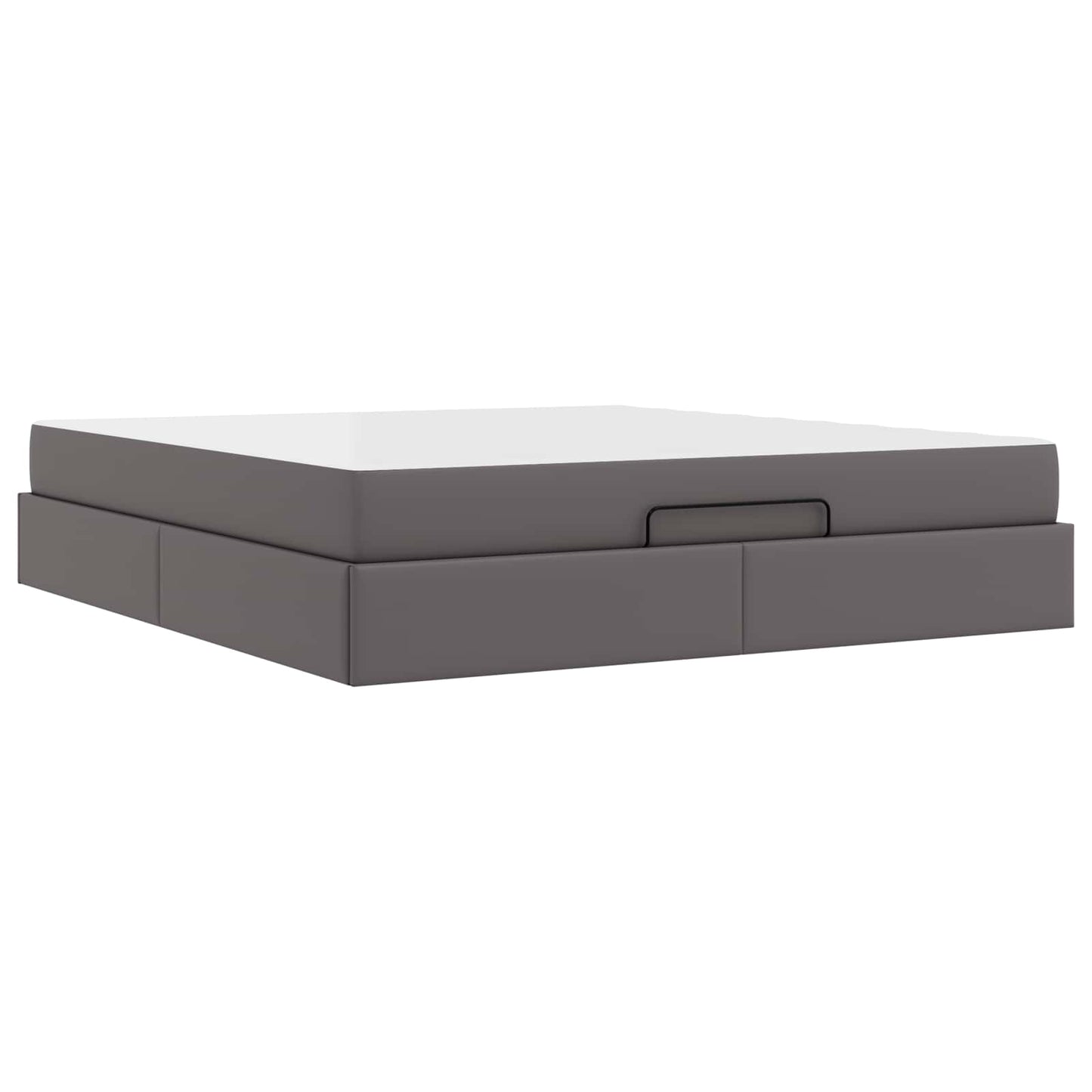 Struttura letto con materasso Altro 2 pcs Grigio PVC | homemem39