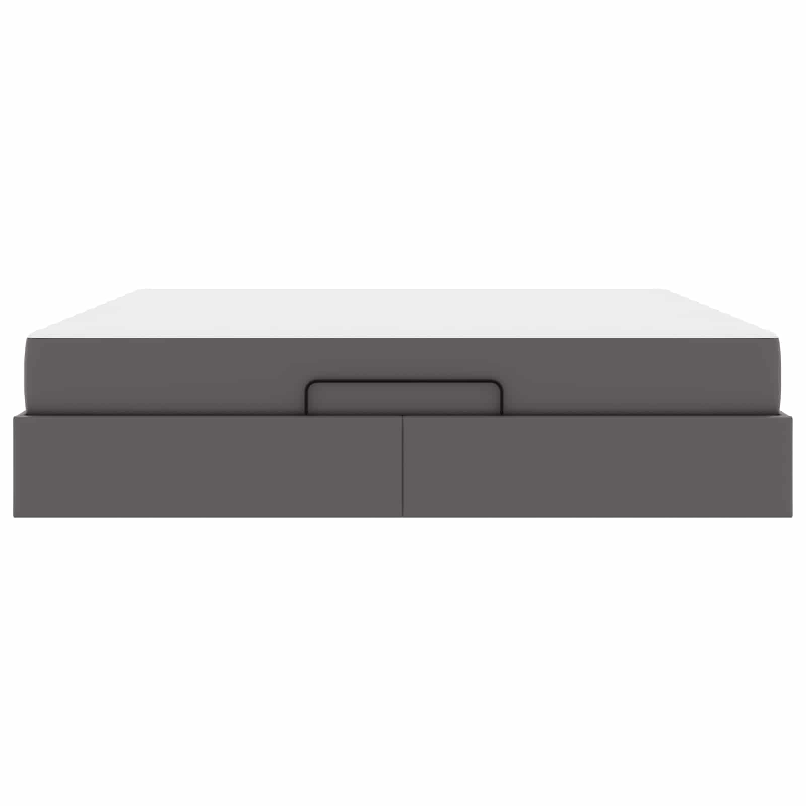 Struttura letto con materasso Altro 2 pcs Grigio PVC | homemem39