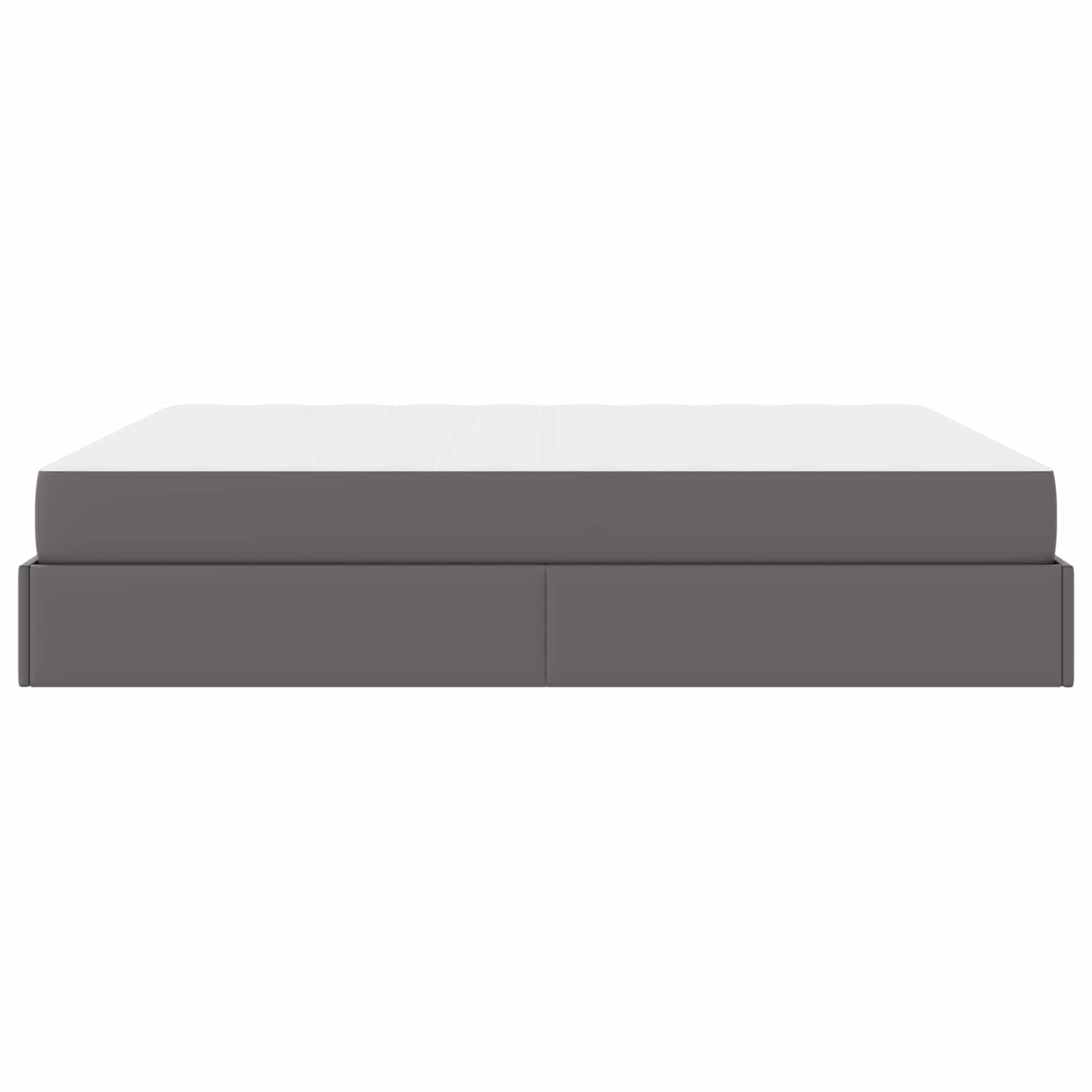 Struttura letto con materasso Altro 2 pcs Grigio PVC | homemem39