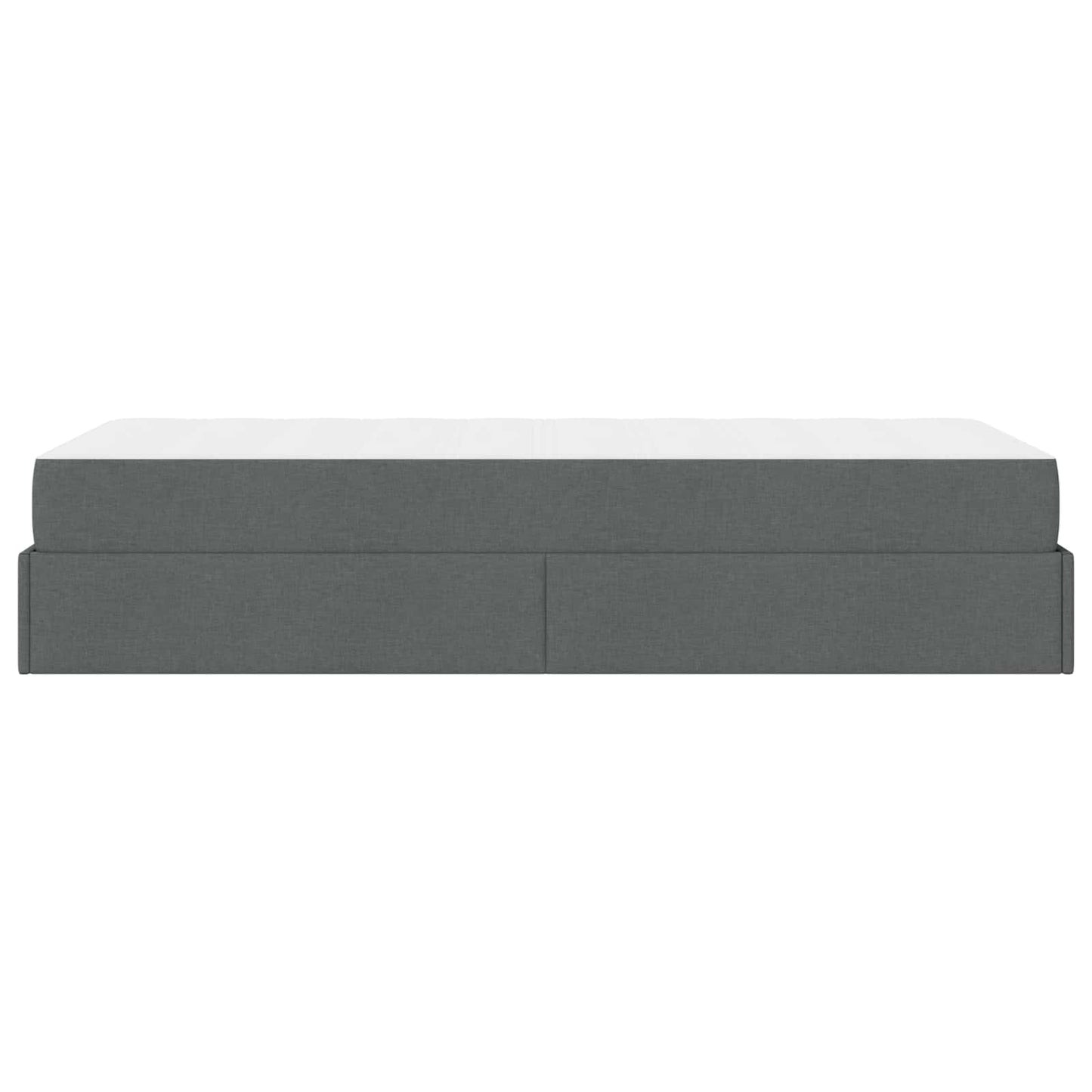 Struttura letto con materasso 2 pcs Grigio Sfumato Tessuto | homemem39