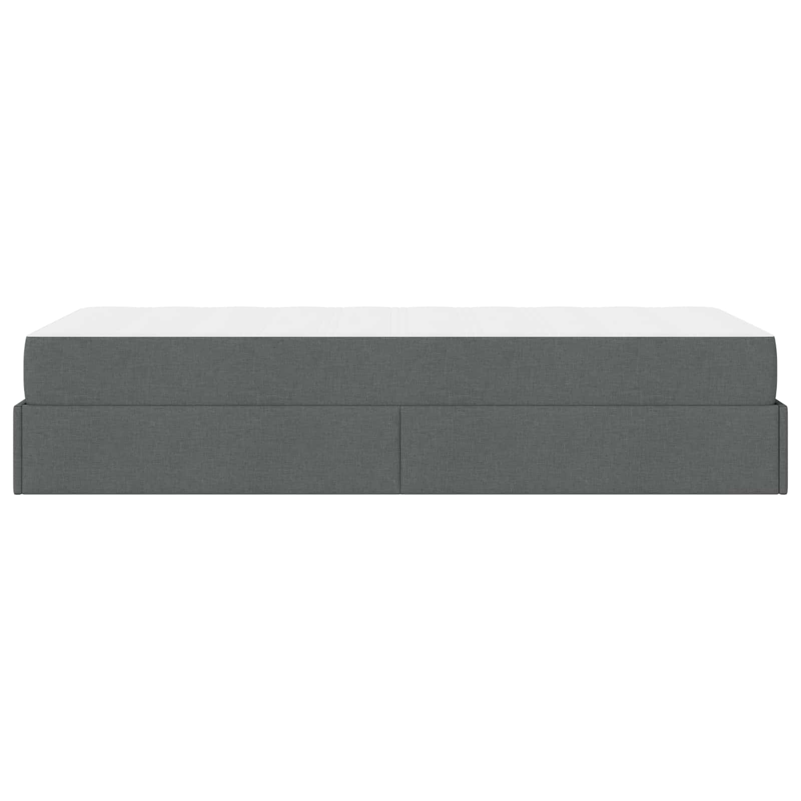 Struttura letto con materasso 2 pcs Grigio Sfumato Tessuto | homemem39