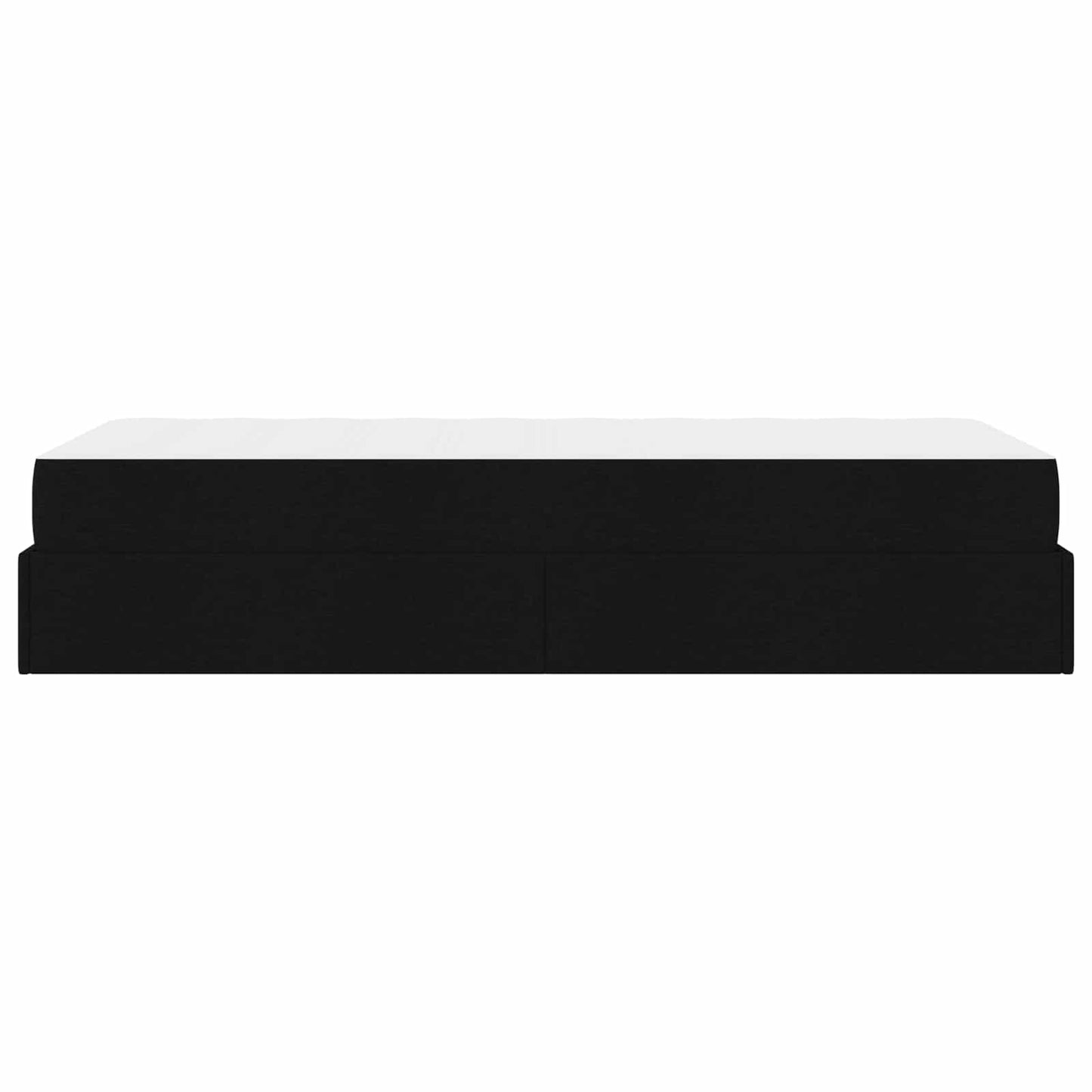 Struttura letto con materasso 2 pcs Nero Tessuto | homemem39