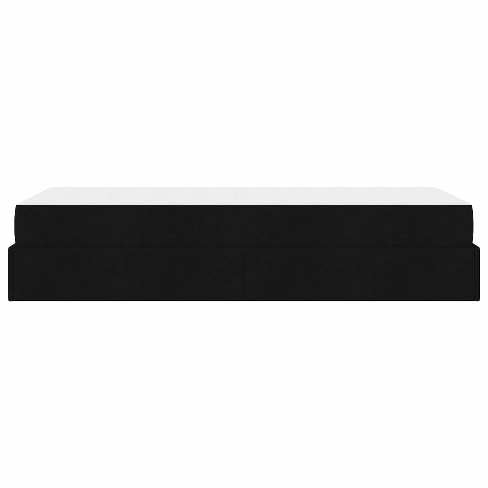 Struttura letto con materasso 2 pcs Nero Tessuto | homemem39