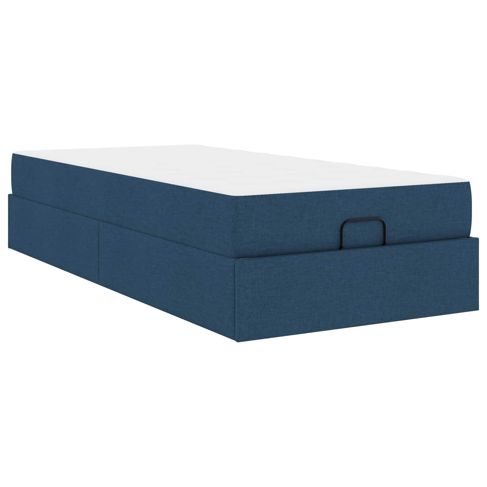 Struttura letto con materasso 2 pcs Blu Tessuto | homemem39