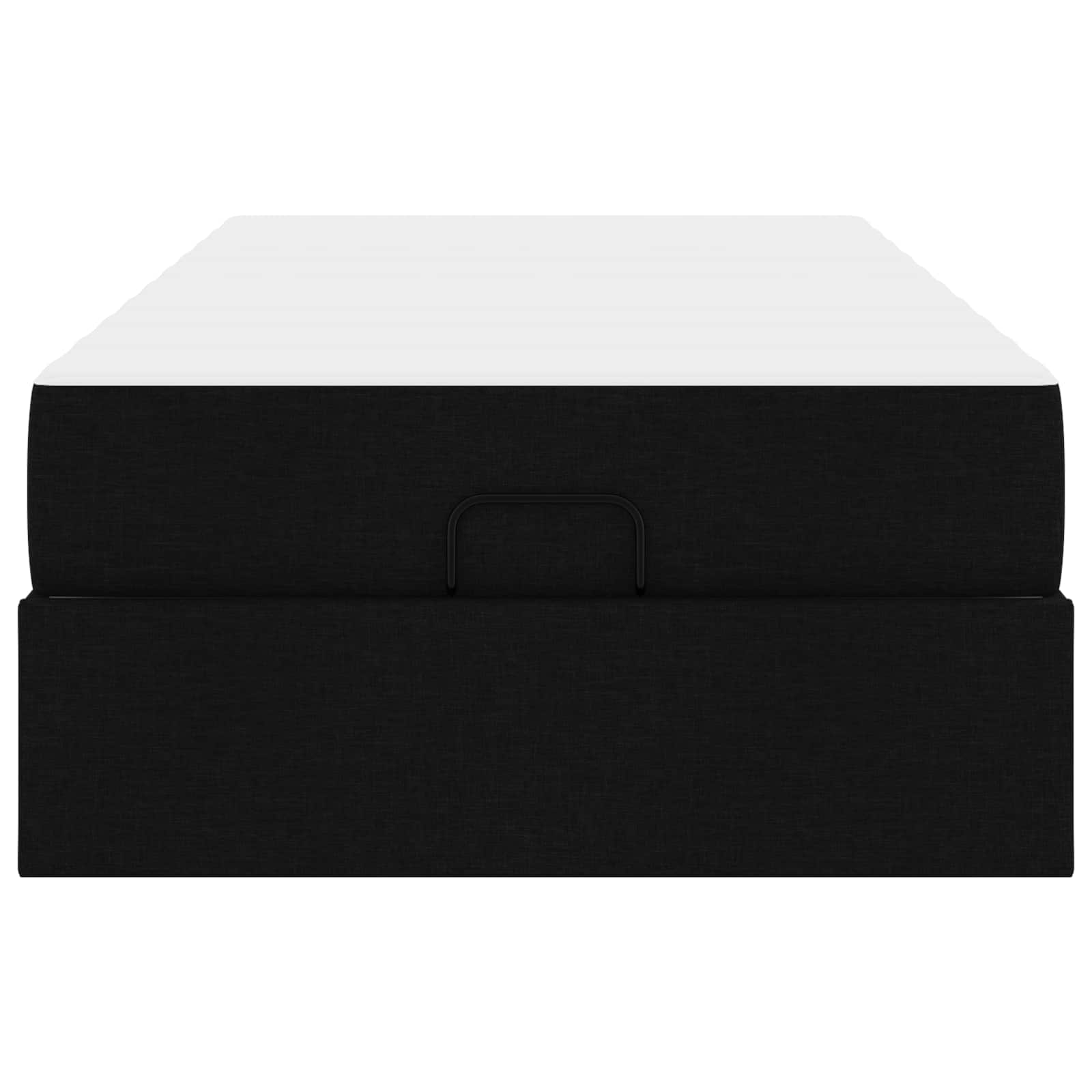 Struttura letto con materasso 2 pcs Nero Tessuto | homemem39