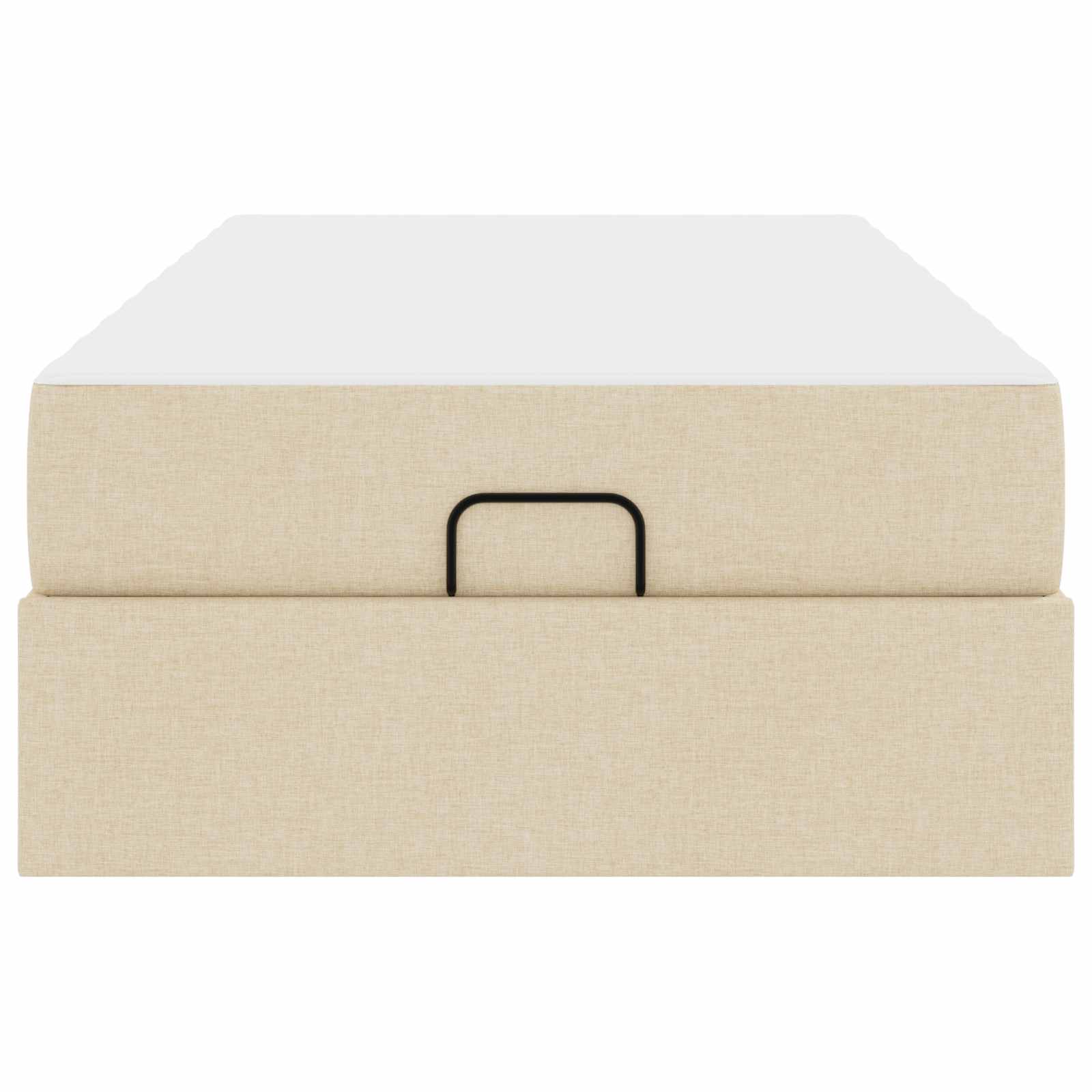Struttura letto con materasso 2 pcs Crema Tessuto | homemem39