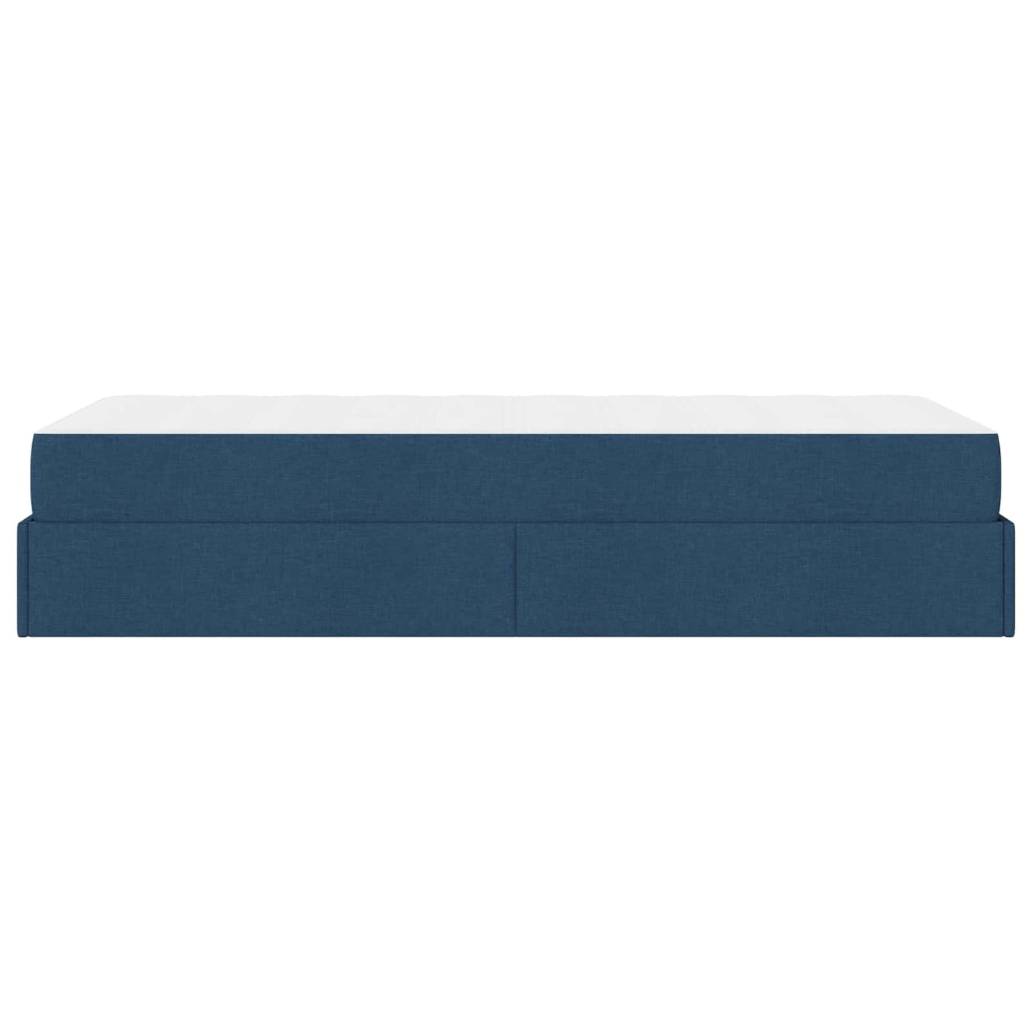 Struttura letto con materasso 2 pcs Blu Tessuto | homemem39