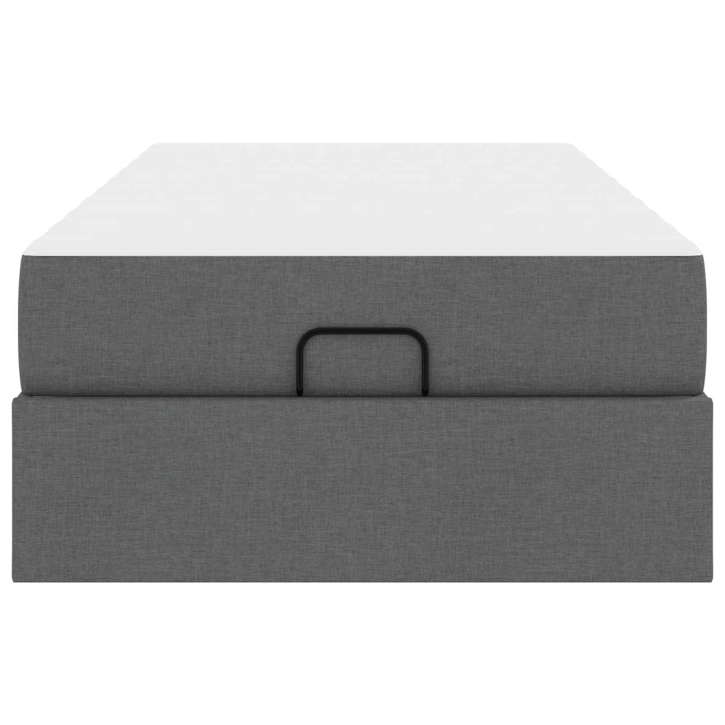 Struttura letto con materasso 2 pcs Grigio Sfumato Tessuto