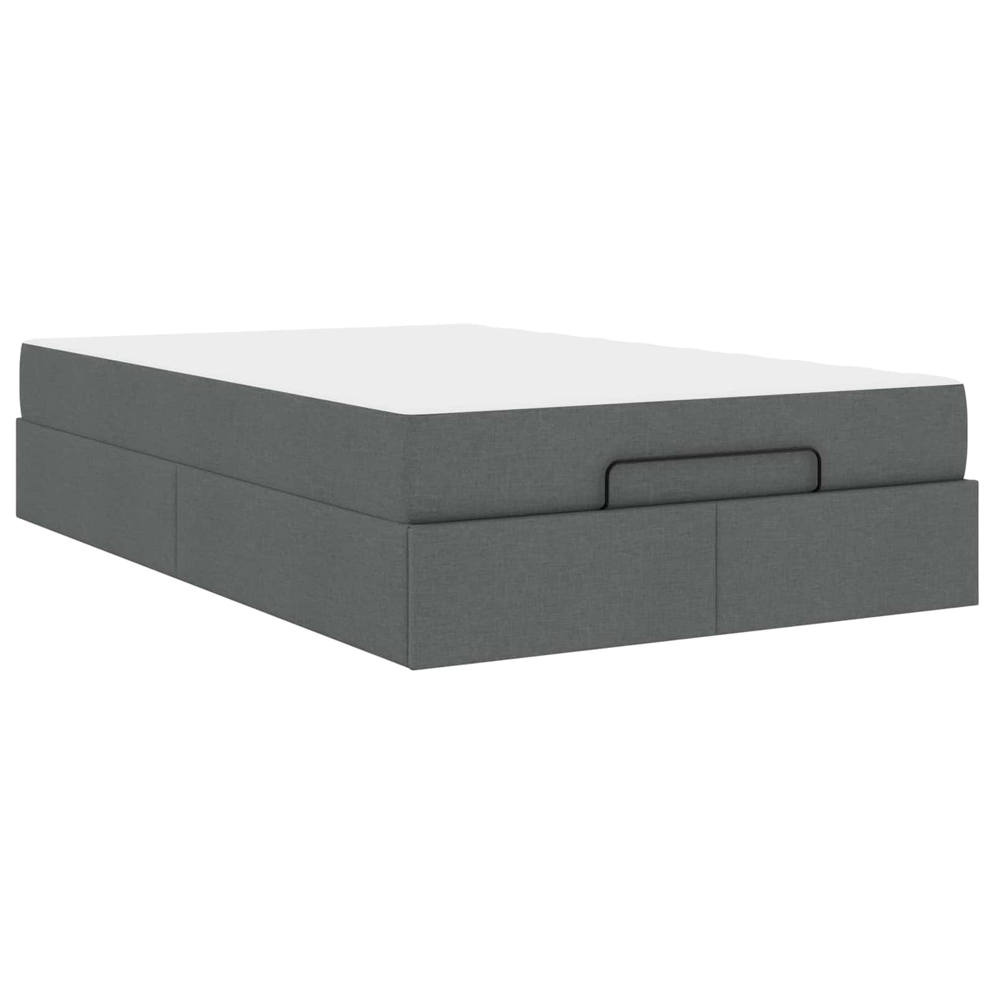 Struttura letto con materasso 2 pcs Grigio Sfumato Tessuto | homemem39