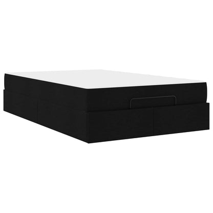 Struttura letto con materasso 2 pcs Nero Tessuto | homemem39