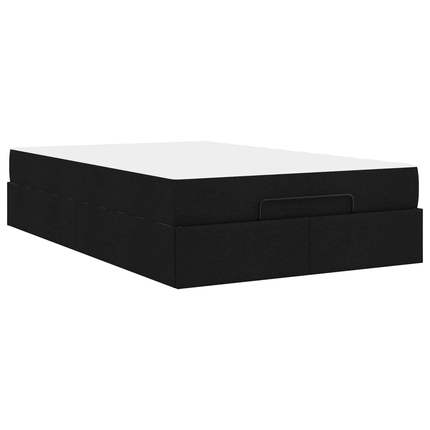 Struttura letto con materasso 2 pcs Nero Tessuto | homemem39
