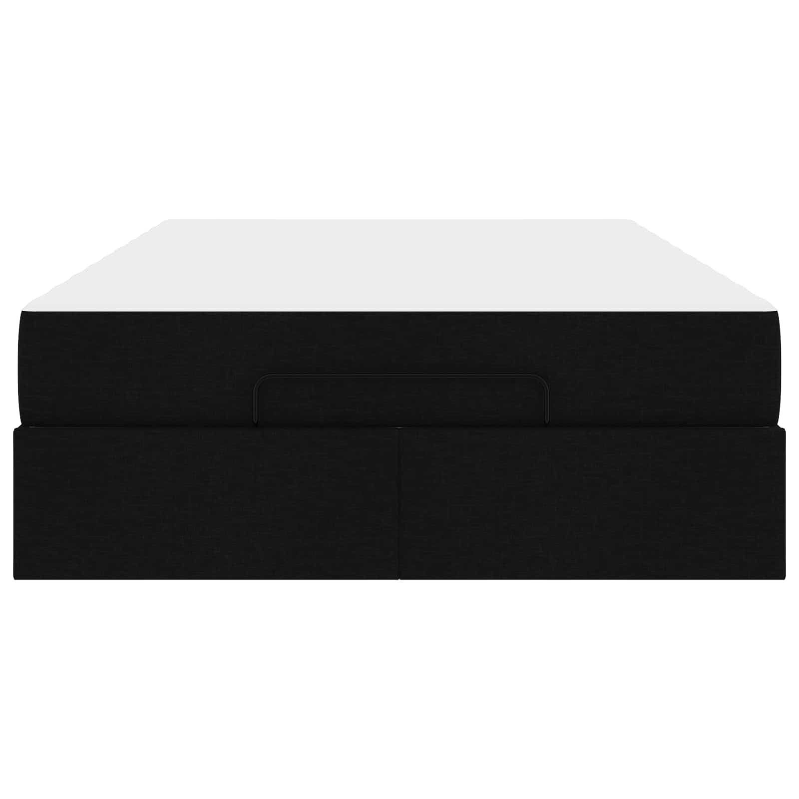 Struttura letto con materasso 2 pcs Nero Tessuto | homemem39
