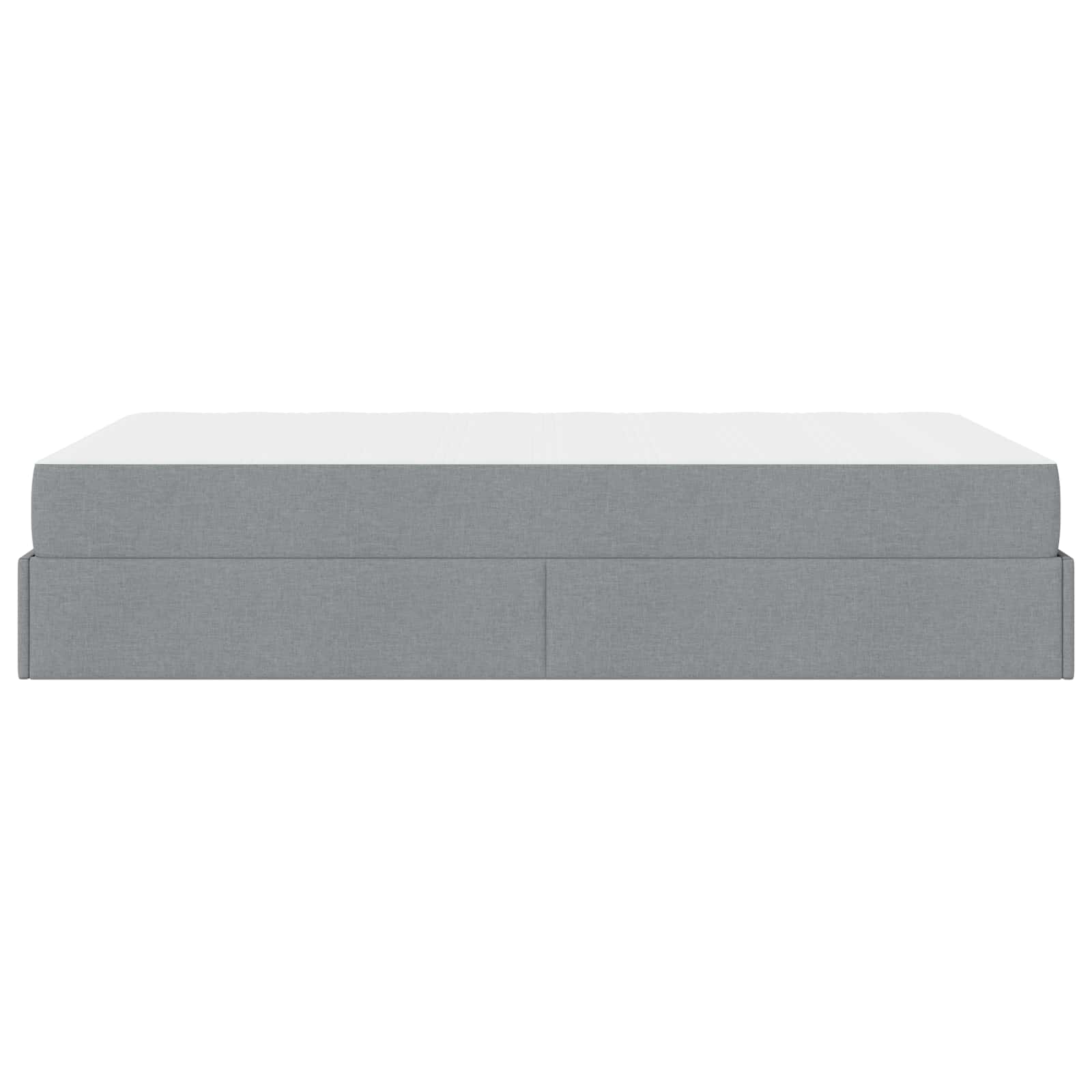 Struttura letto con materasso 2 pcs Grigio chiaro Tessuto | homemem39