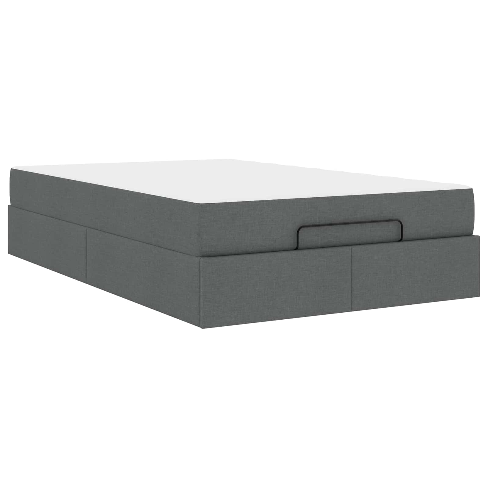 Struttura letto con materasso 2 pcs Grigio Sfumato Tessuto | homemem39