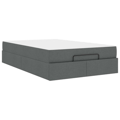 Struttura letto con materasso 2 pcs Grigio Sfumato Tessuto | homemem39