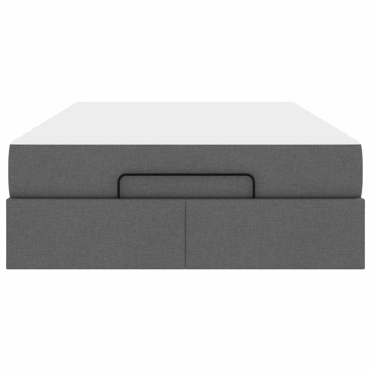 Struttura letto con materasso 2 pcs Grigio Sfumato Tessuto