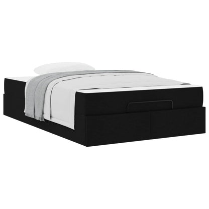 Struttura letto con materasso 2 pcs Nero Tessuto | homemem39
