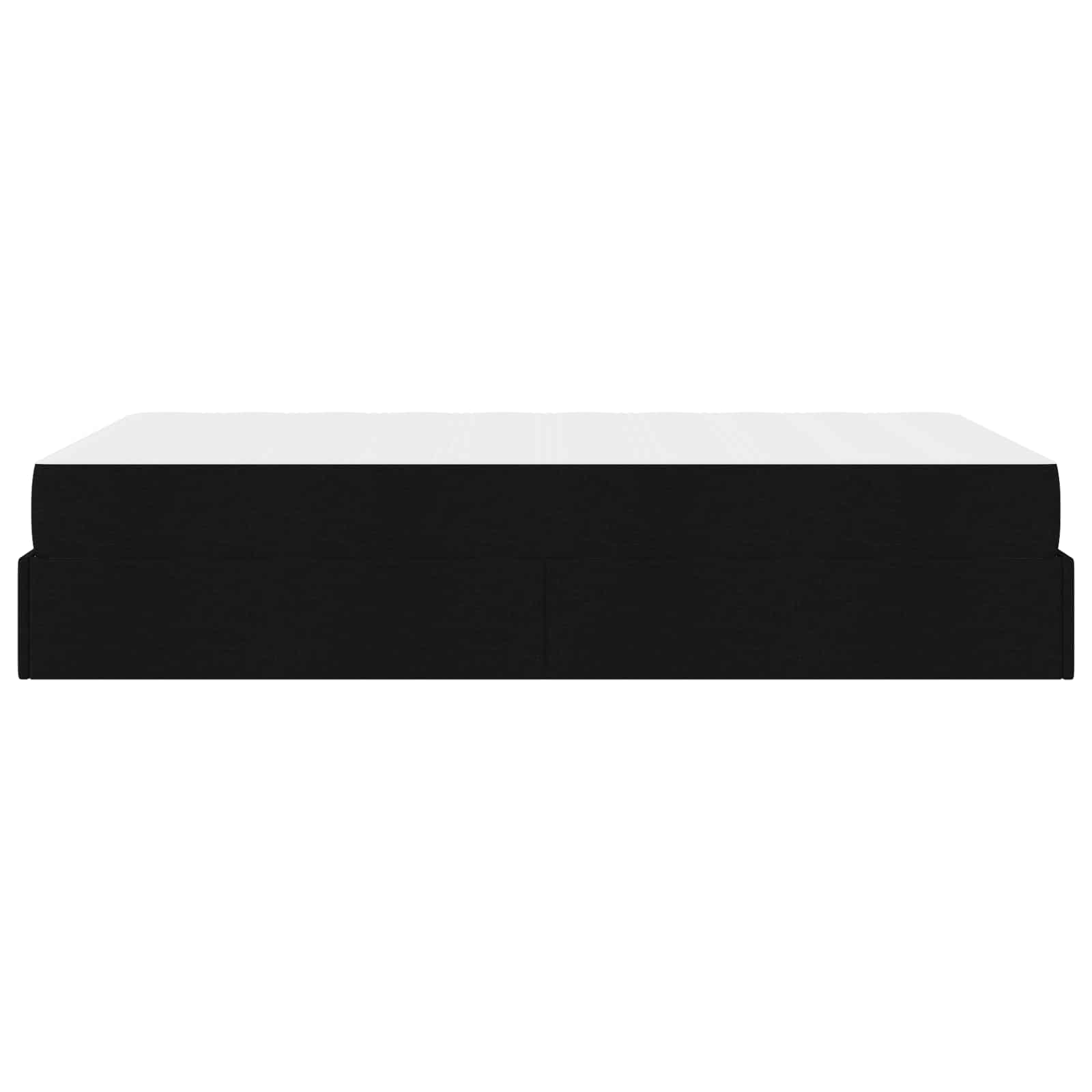 Struttura letto con materasso 2 pcs Nero Tessuto | homemem39