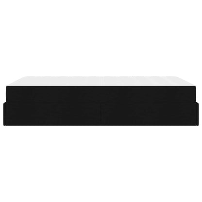 Struttura letto con materasso 2 pcs Nero Tessuto | homemem39