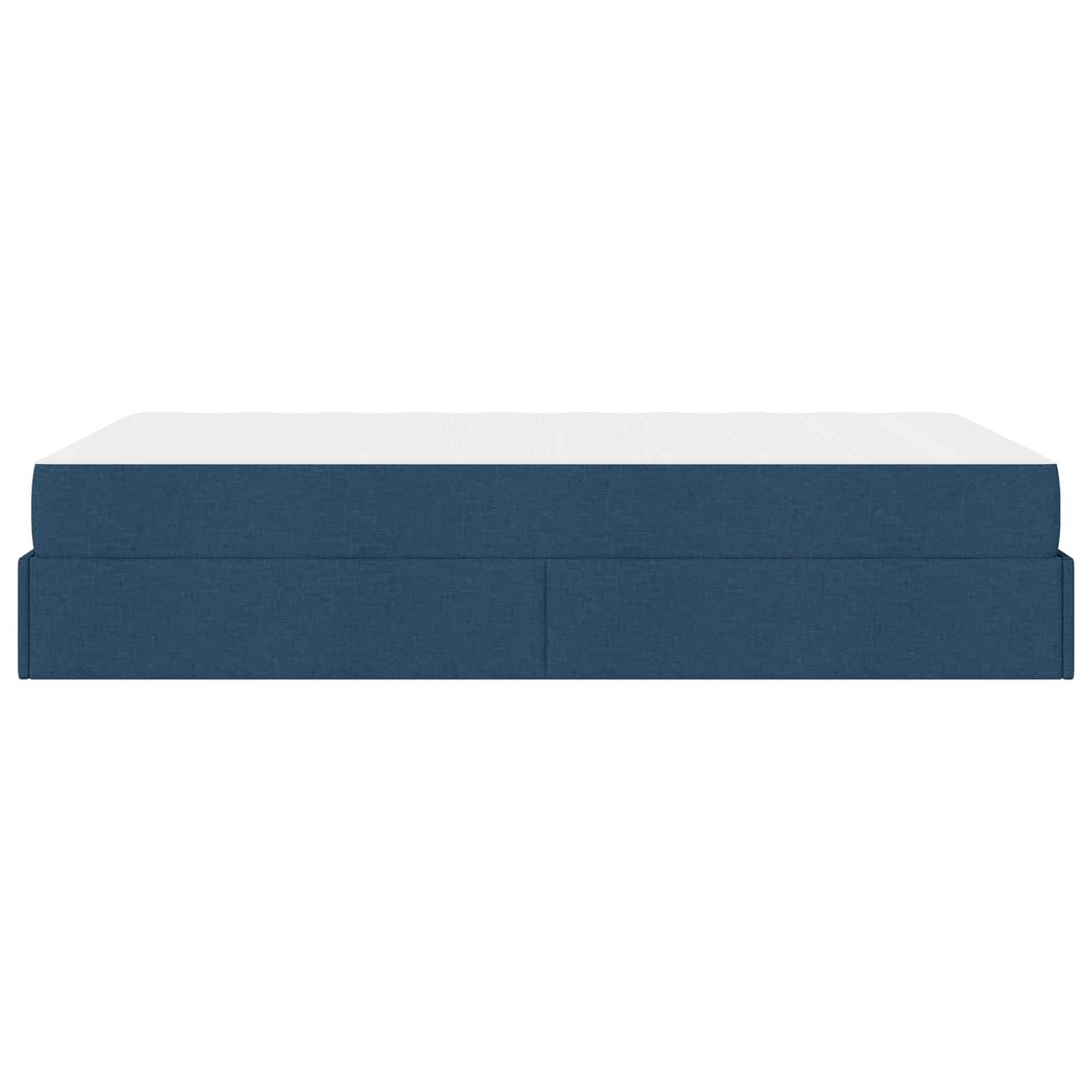 Struttura letto con materasso 2 pcs Blu Tessuto | homemem39