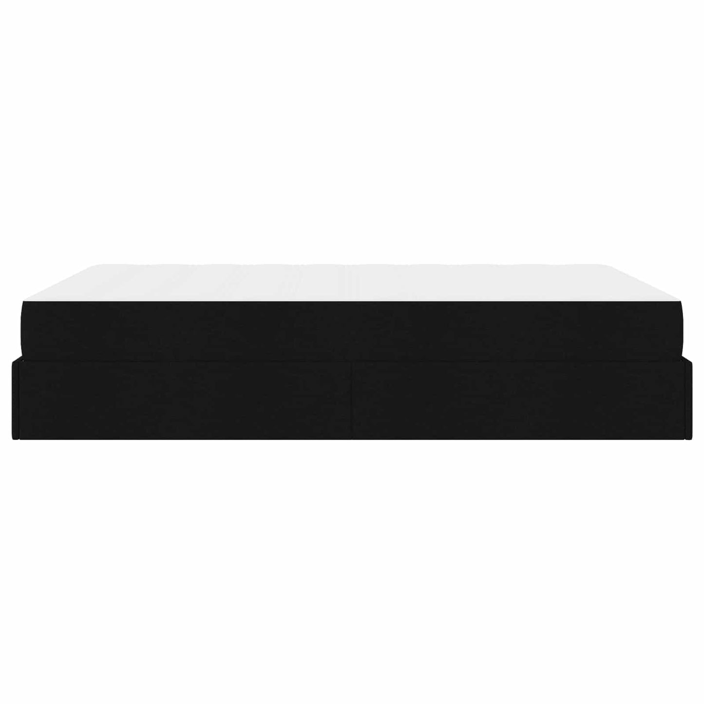 Struttura letto con materasso 2 pcs Nero Tessuto | homemem39
