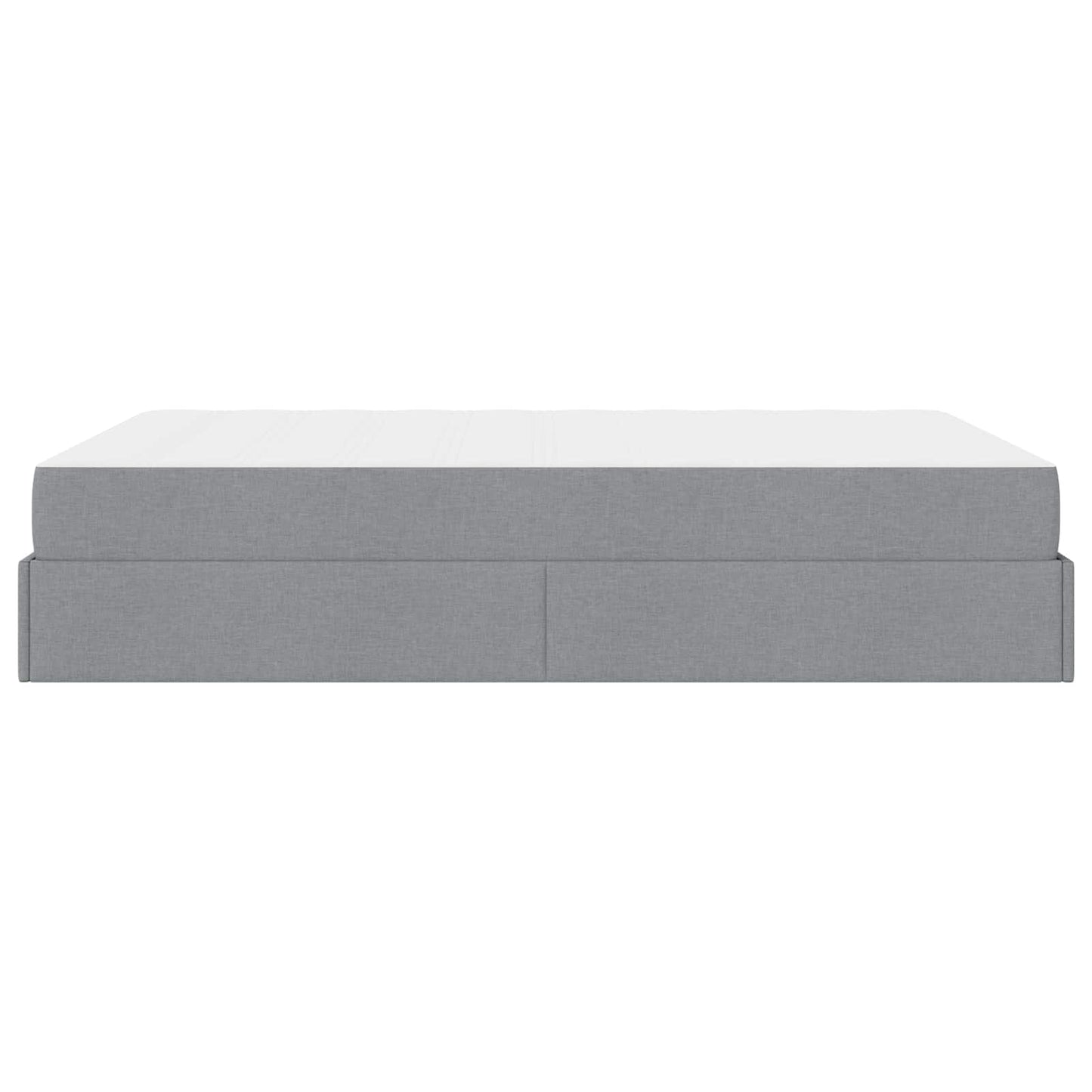 Struttura letto con materasso 2 pcs Grigio chiaro Tessuto | homemem39
