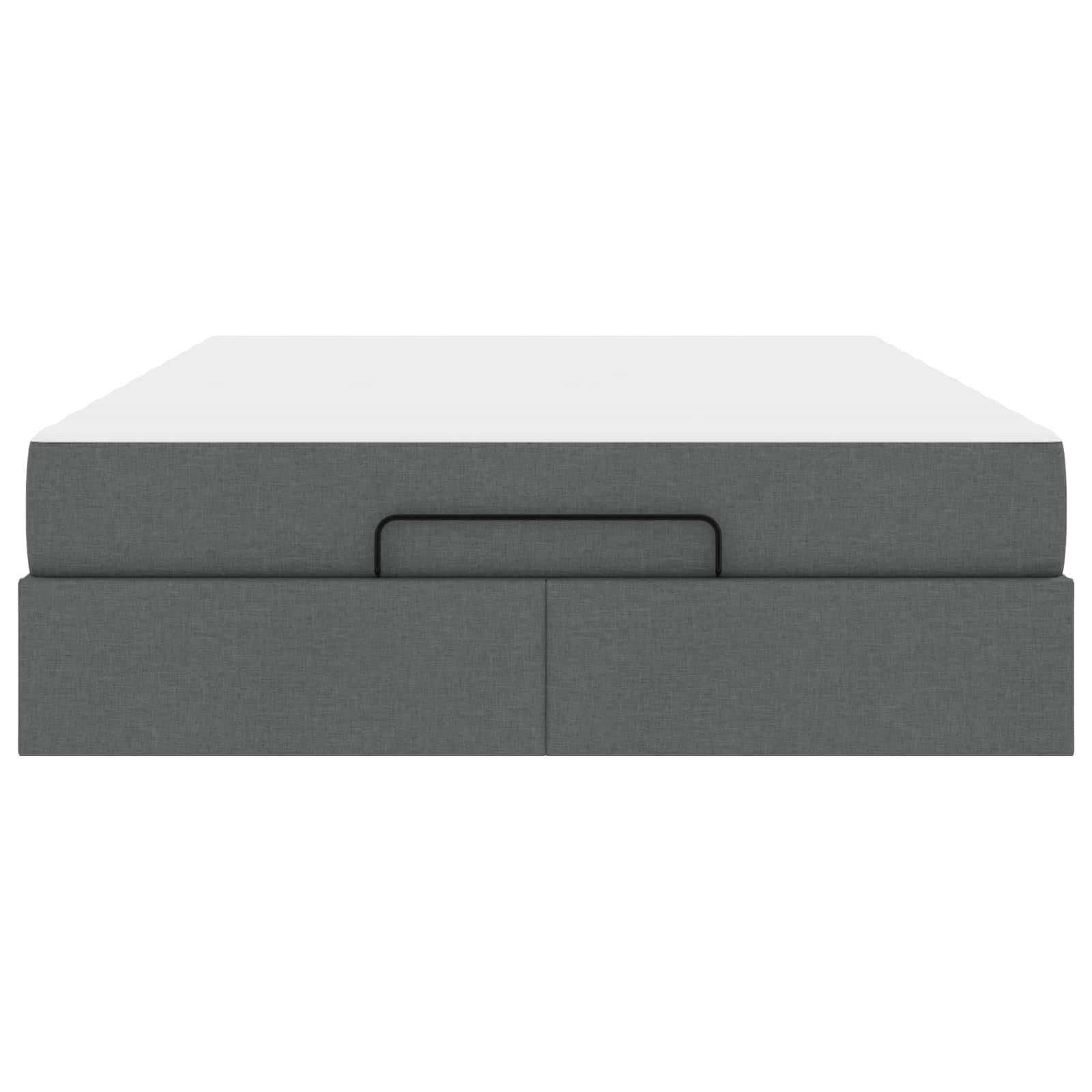 Struttura letto con materasso 2 pcs Grigio Sfumato Tessuto | homemem39