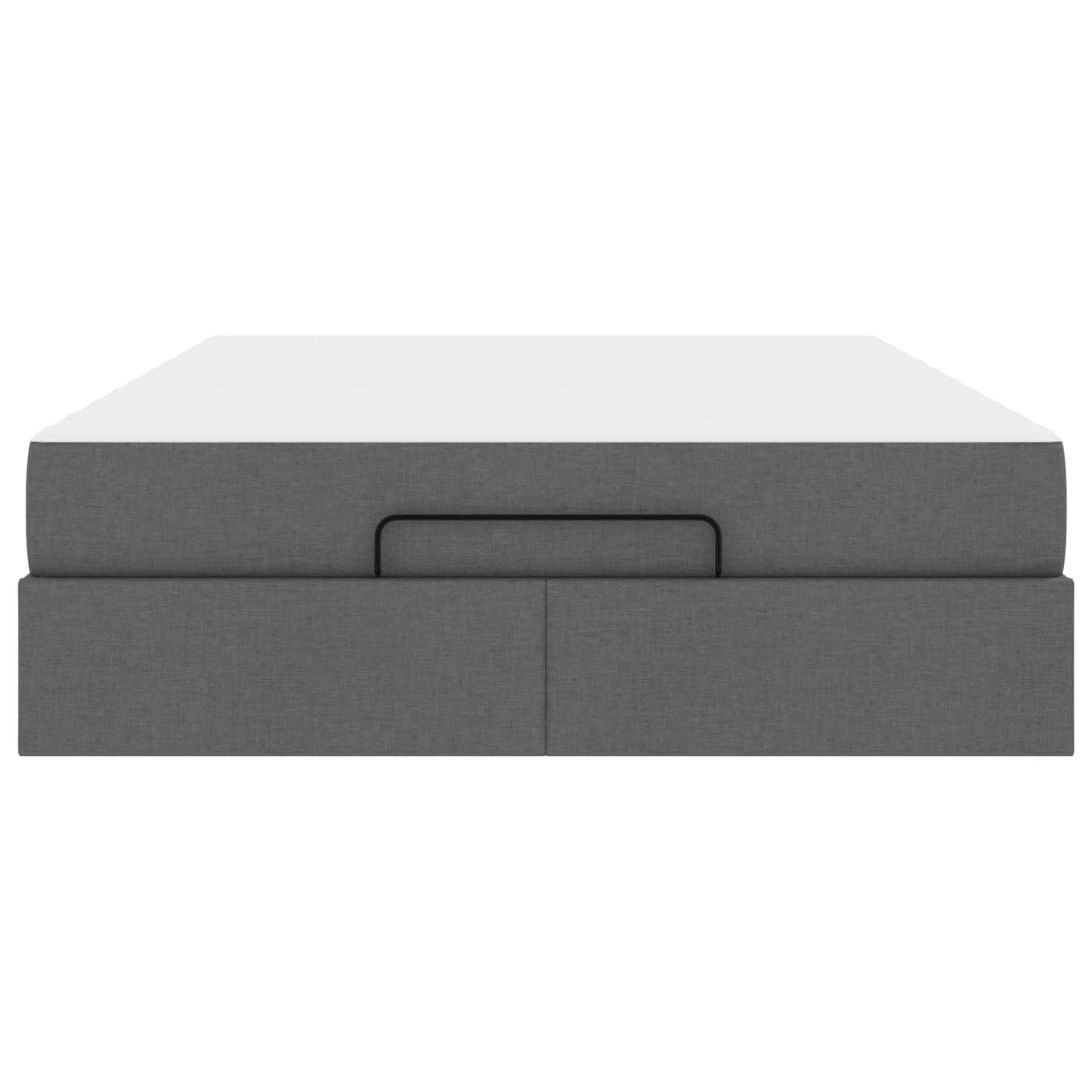 Struttura letto con materasso 2 pcs Grigio Sfumato Tessuto