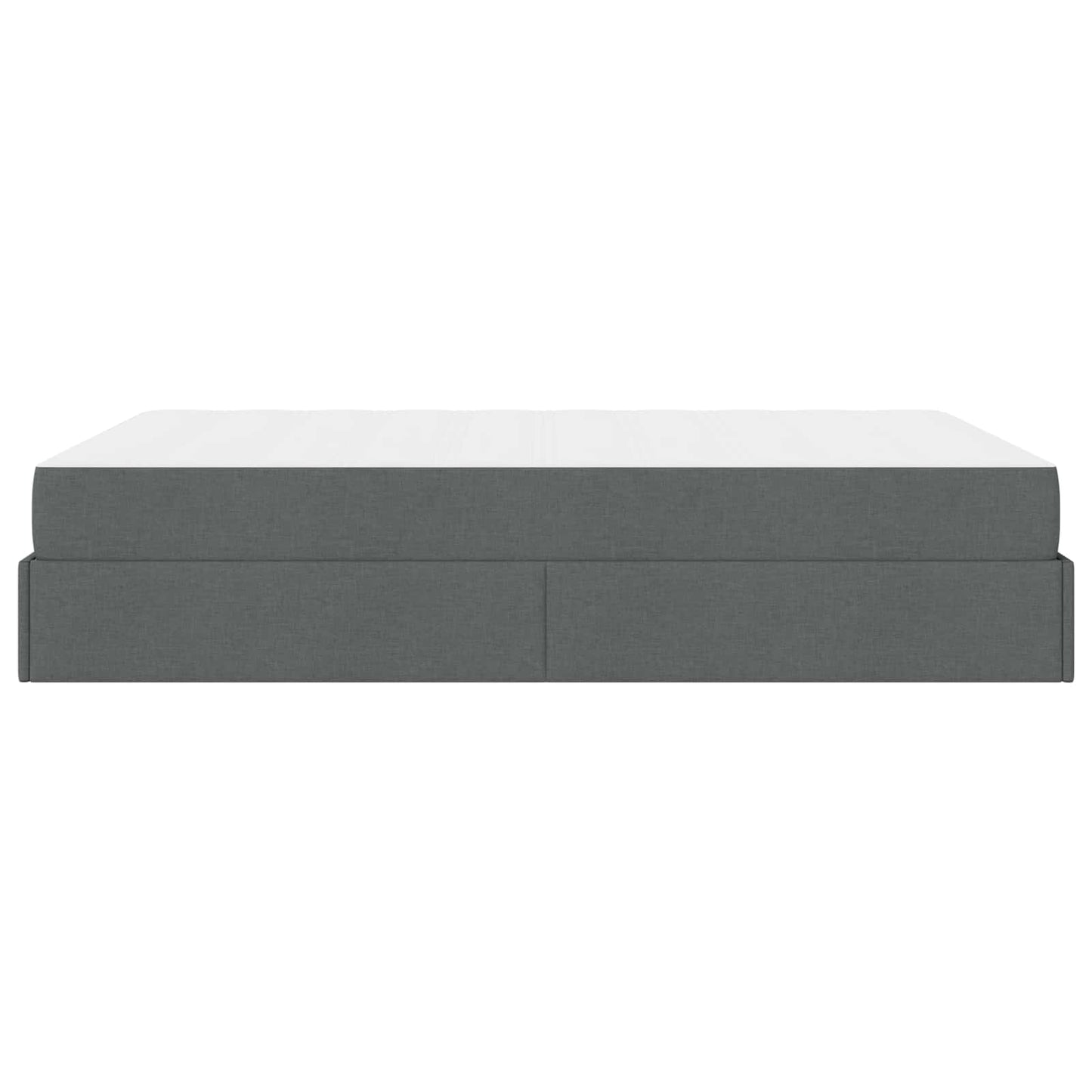 Struttura letto con materasso 2 pcs Grigio Sfumato Tessuto
