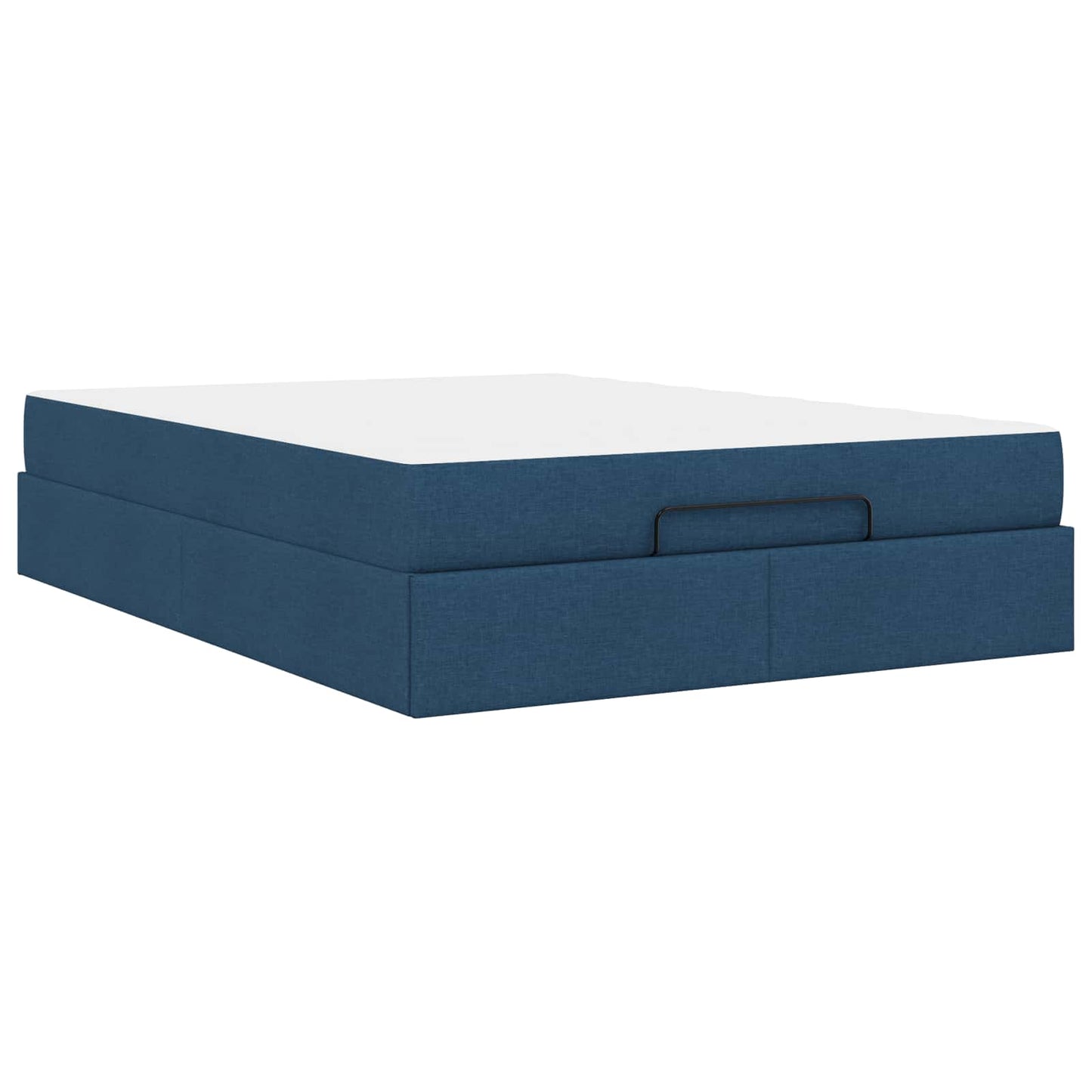 Struttura letto con materasso 2 pcs Blu Tessuto | homemem39